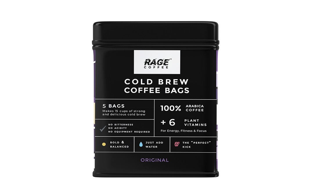 Rage Coffee Cold Brew Coffee Original   Tin  250 grams